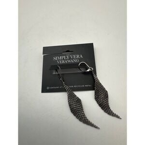 Simply Vera Vera Wang Silver Tone Waterfall Drop Earrings Leverback